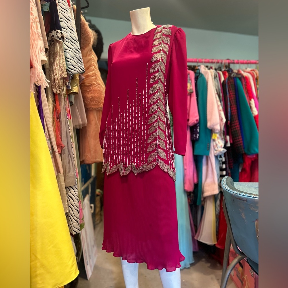 20s/80s Pearled Dress